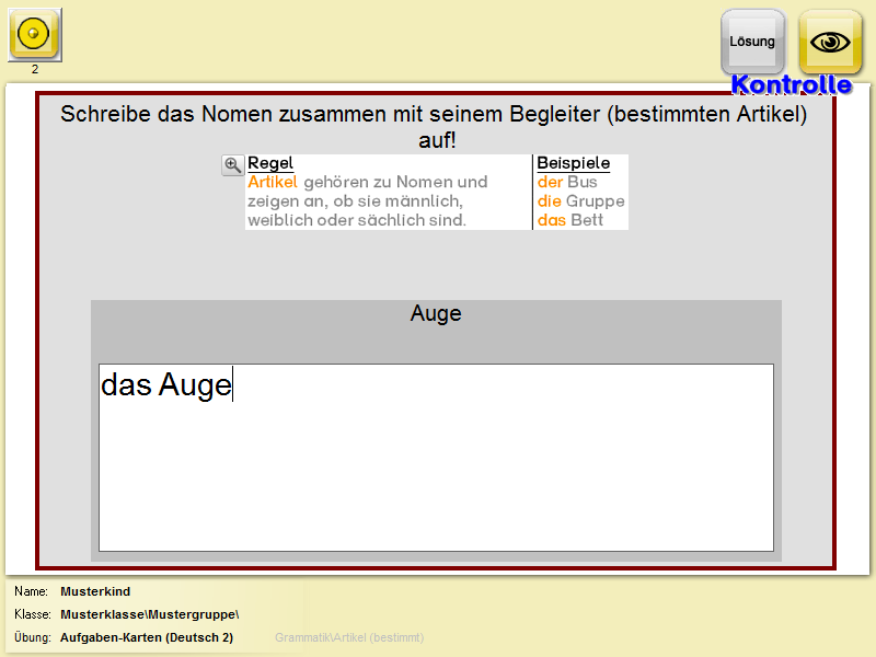 Aufgabenkarte D-2 Aufgabenkarte D-2