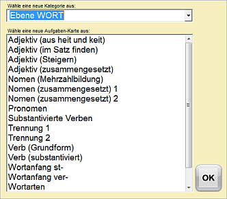 Aufgabenkarte Liste 1 Aufgabenkarte Liste 1