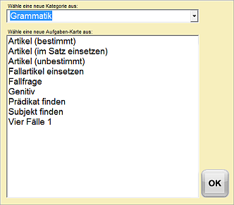 Aufgabenkarte Liste 2 Aufgabenkarte Liste 2