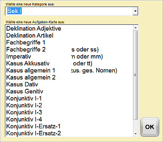 Aufgabenkarte Liste 6 Aufgabenkarte Liste 6