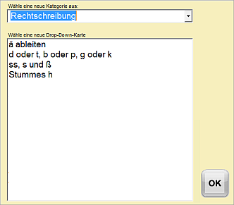 Drop-Down-Karte Liste 6 Drop-Down-Karte Liste 6