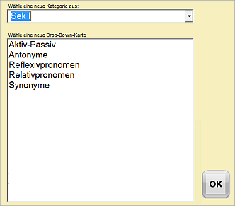 Drop-Down-Karte Liste 7 Drop-Down-Karte Liste 7