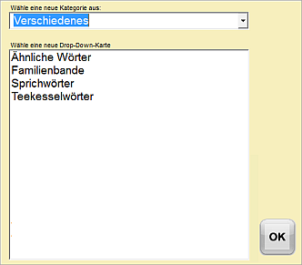 Drop-Down-Karte Liste 8 Drop-Down-Karte Liste 8