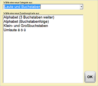 Zuordnungskarte Liste 3 Zuordnungskarte Liste 3
