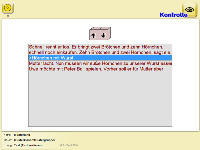 Text - sortieren Text - sortieren
