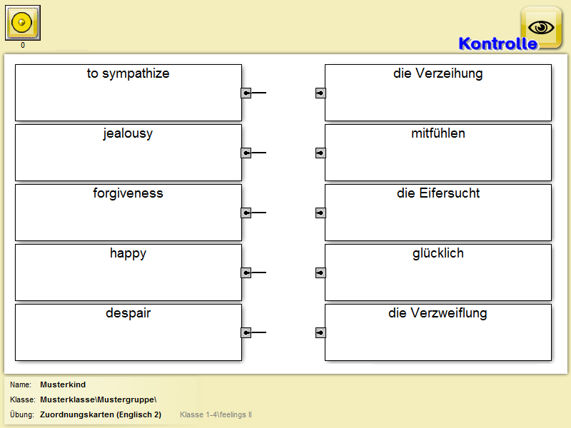 Englisch-Zuordnungs-Karten-2 Englisch-Zuordnungs-Karten-2