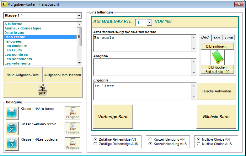 AF-Aufgaben-Karten
