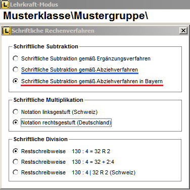 schriftliches Rechnen