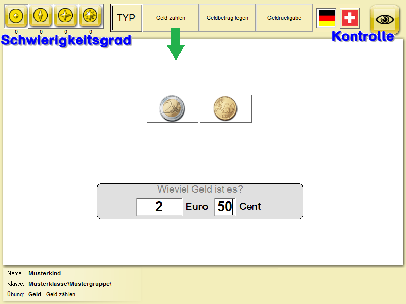 M-Geld zaehlen M-Geld zaehlen