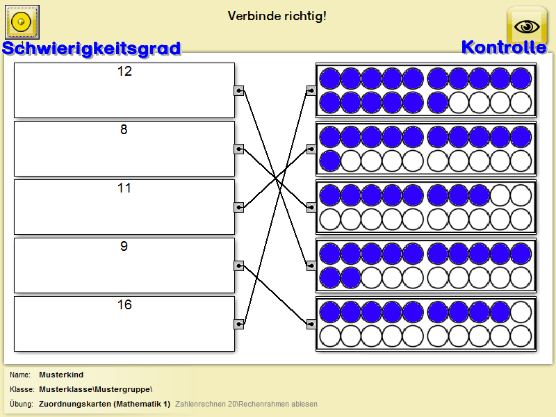 M-Zuordnungskarten M1 M-Zuordnungskarten M1