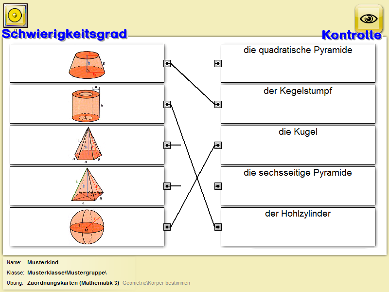 M-Zuordnungskarten M3 M-Zuordnungskarten M3
