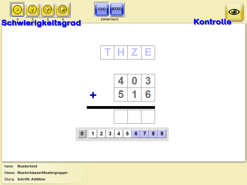 M-Schriftliche Addition M-Schriftliche Addition