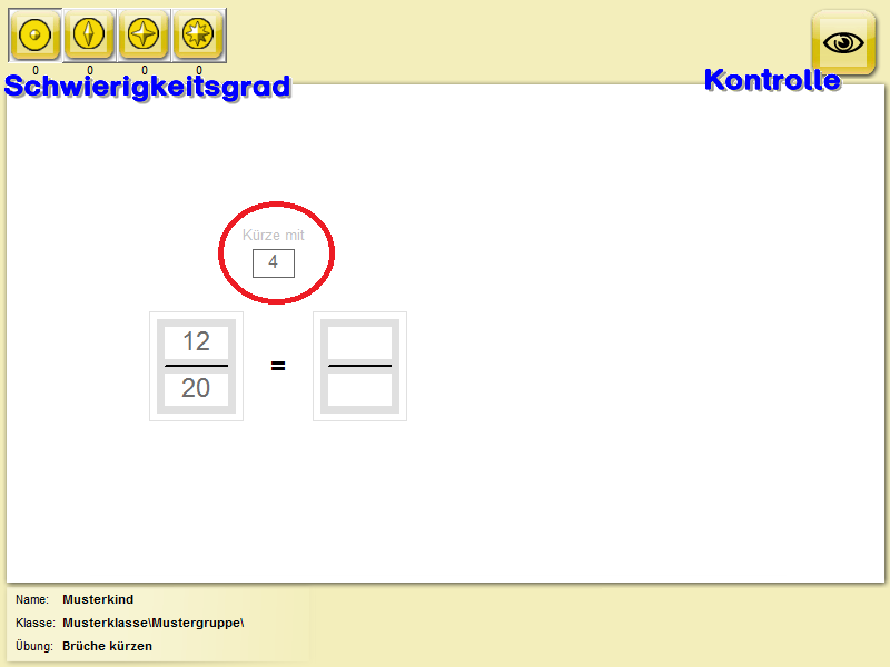 Brueche kuerzen