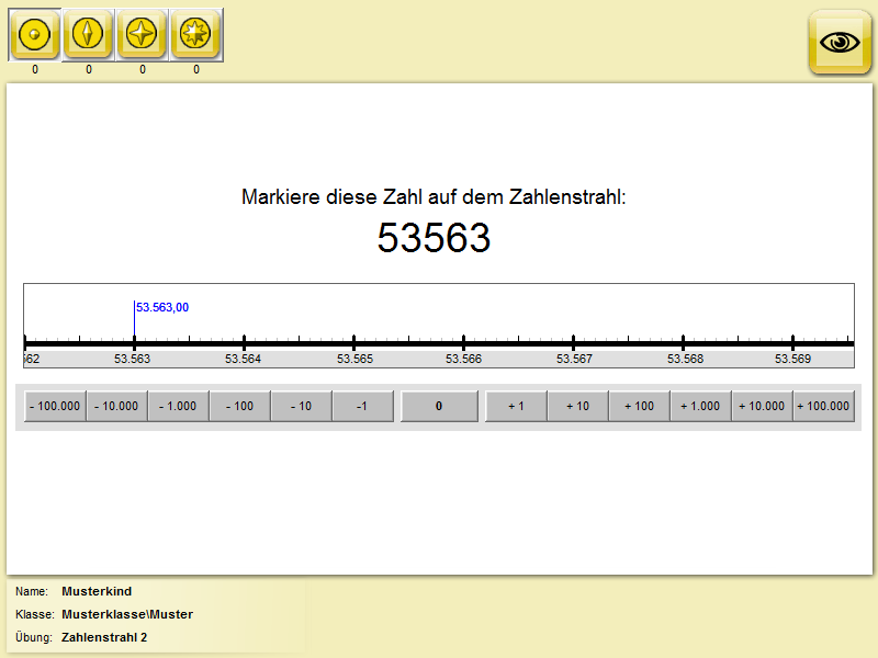 Zahlenstrahl 2b Zahlenstrahl 2b