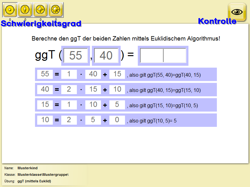 ggt-Euklid ggt-Euklid