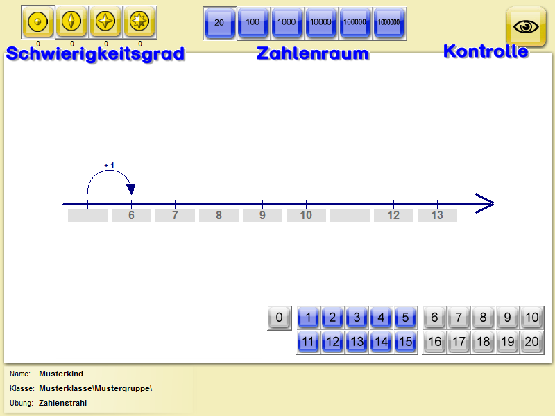 M-Zahlenstrahl