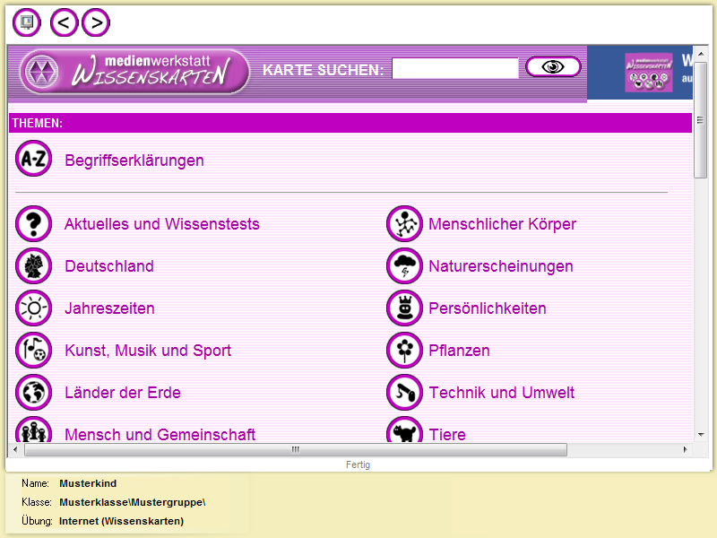 Internet-Wissenskarten Internet-Wissenskarten