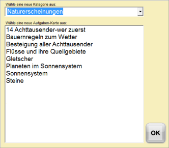 Augabenkarten-W Liste 6 Augabenkarten-W Liste 6
