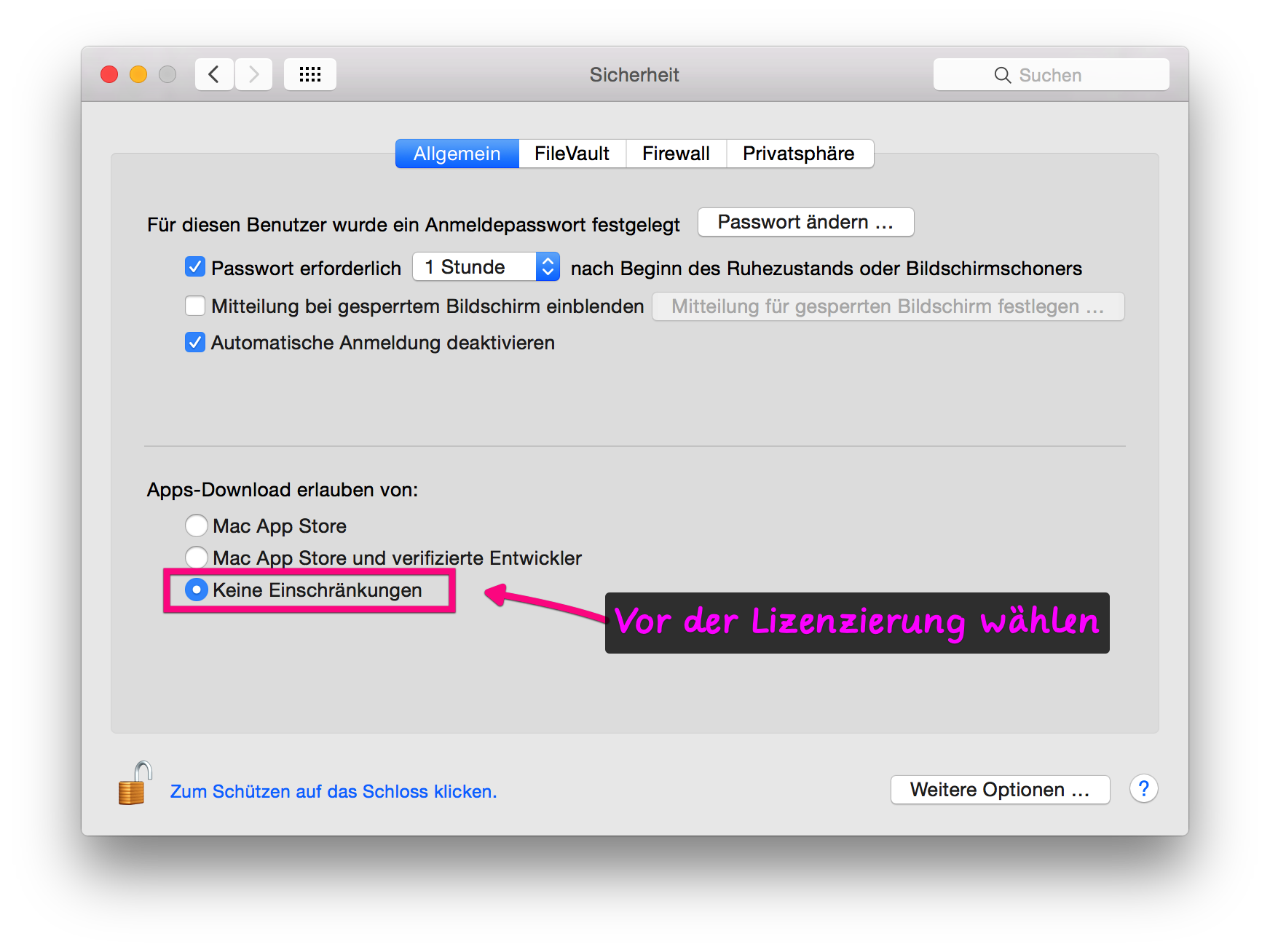 Apps Download: keine Einschränkungen