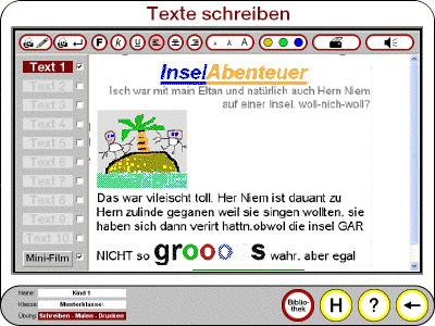 Freies Schreiben