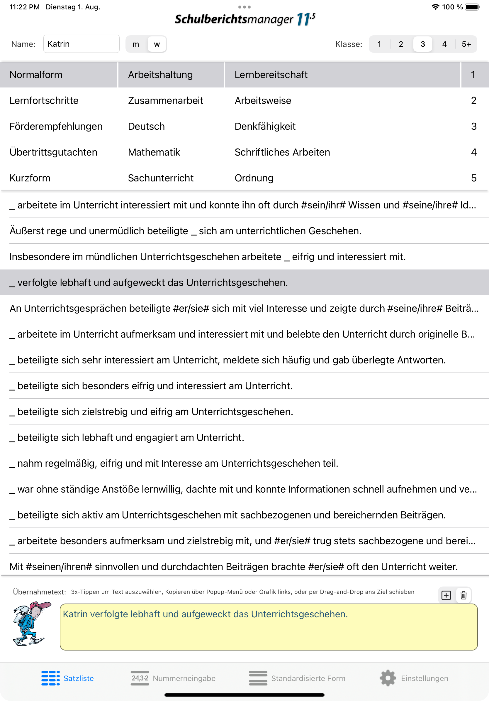 Satzliste 9.7-Bright