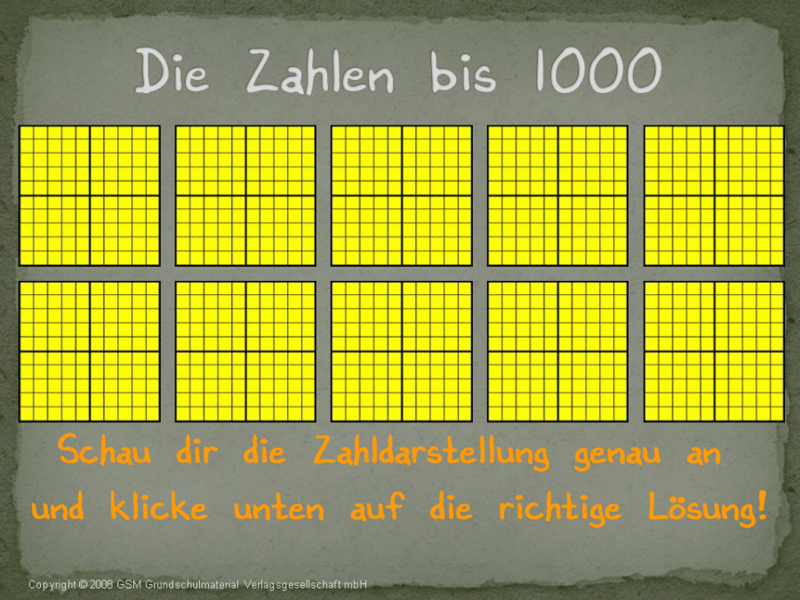 Die Zahlen bis 1000 - Medienwerkstatt-Wissen © 2006-2017 Medienwerkstatt
