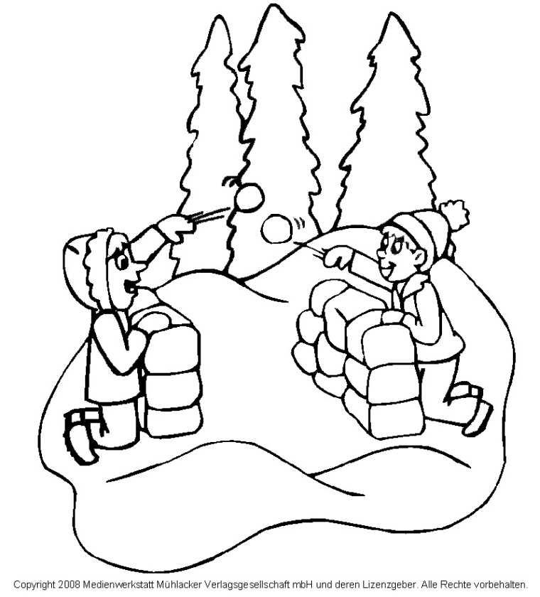 Ausmalbild Winter 5 MedienwerkstattWissen © 20062017
