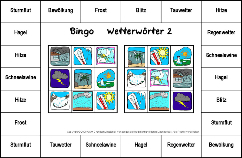 Bingo Wetterworter 2 Medienwerkstatt Wissen C 06 17 Medienwerkstatt