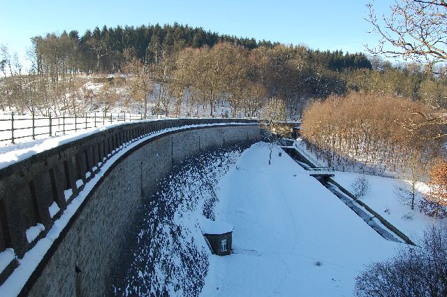 Heilenbecker Talsperre im Winter 2009 MedienwerkstattWissen © 2006
