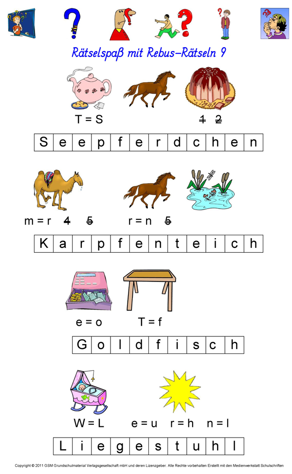 Rebus-Rätsel 9 / Lösung - Medienwerkstatt-Wissen © 2006-2021