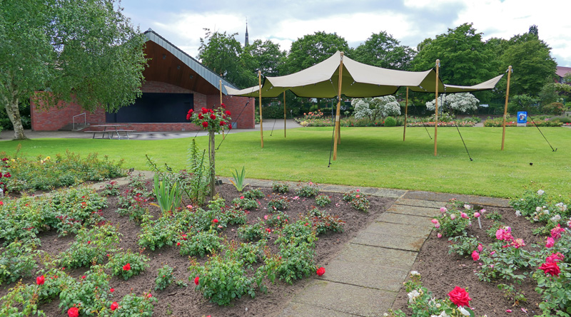 Rosengarten in Seppenrade - Fotos 3 (Heimathaus und Musikpavillon ...