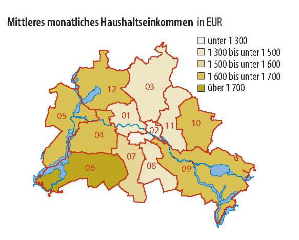 Mittleres monatliches Haushaltseinkommen in Euro Medienwerkstatt