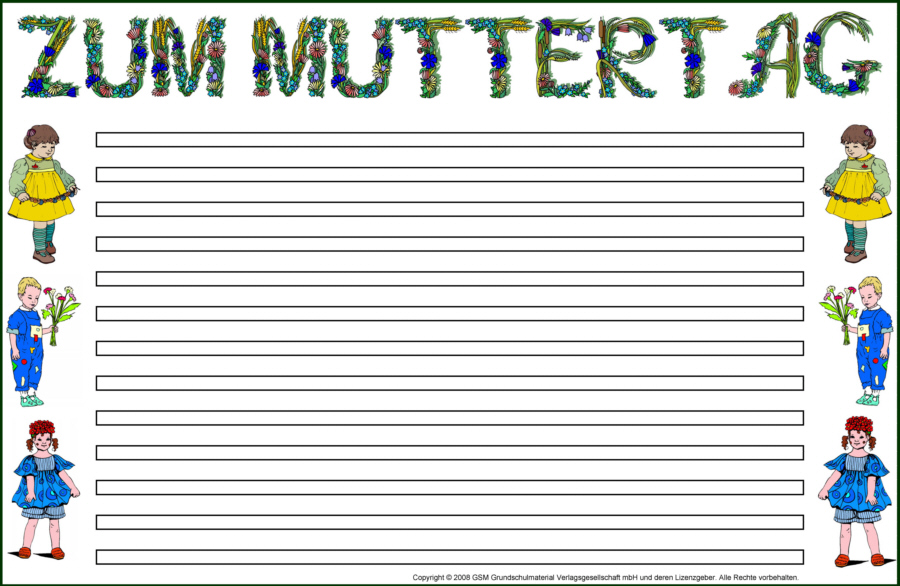  Schmuckblatt - Muttertag 7 - Medienwerkstatt-Wissen © 2006-2025 