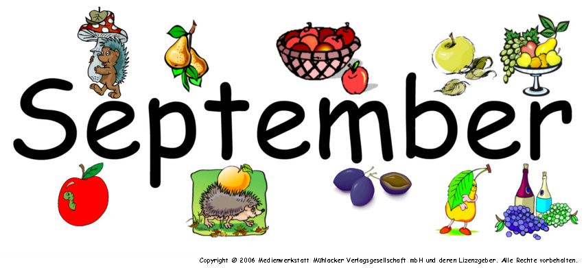 Monatsschild für den September - Medienwerkstatt-Wissen © 2006-2025